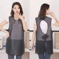 Waterproof and oil resistant apron for kitchen cooking smocks  foreign style  sleeveless adult wear apron kitchen Aprons