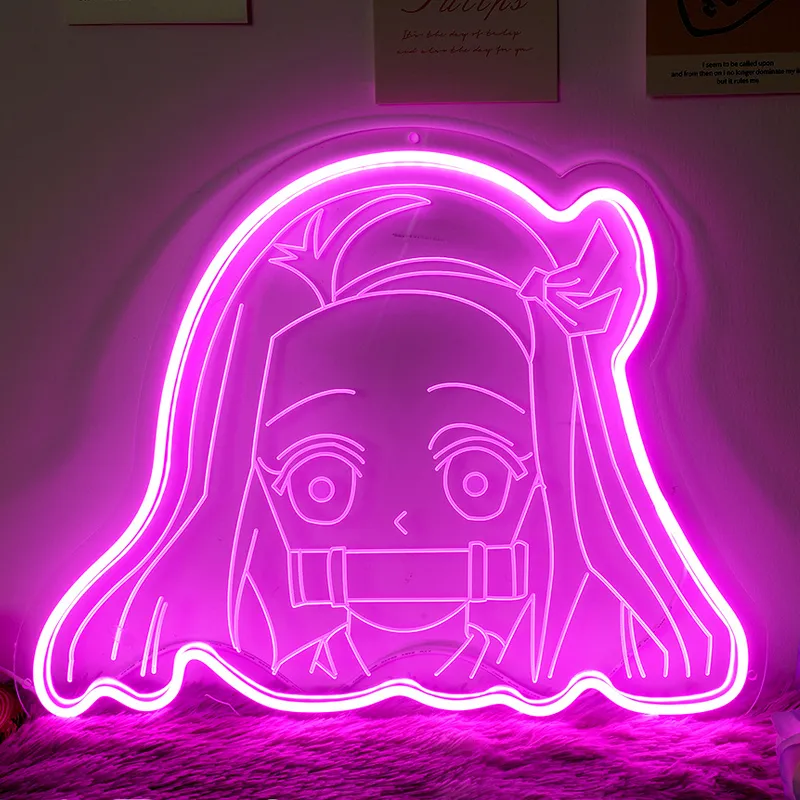 Anime Neon Signs | Cool Neon Signs | Good Vibes Neon
