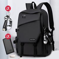 【hot sale】ஐ✖☑ C16 [Ready Stock] Schoolbag Male College Student ins Street Wear Campus Backpack Female Korean Version Simple All-Match Travel Computer Bag