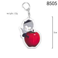 Wholesale 20Pcs Anime Death Note Keychain Ryuk L Yagami Light Misa Amane Cute Double Sided Pendant Acrylic Key Chain Jewelry