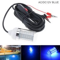 【⊕Good quality⊕】 huoyanping ไฟตกปลาใต้น้ำ Led 2835 15W 30W 12V 108ชิ้นโคมไฟเหยื่อล่อปลาดึงดูดกุ้งปลาหมึกตัวเขียวอ่อนสีฟ้าสีขาว