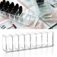 8 Compartments Makeup Organizer Acrylic Cosmetic Storage Jewelry Display Boxes Clear Drawer Organizers Case