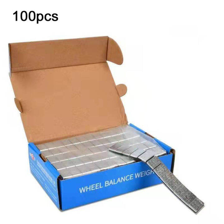 100Pcs 2.1 oz 60g Adhesive Tire Wheel Balancing Weights Stick For