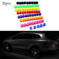 20Pcs Car Nut 15mm 17mm 19mm 21mm Silica Gel Wheel Nuts Screw Bolt Decorative Tire Wheel Tyre Screw Cap Car Wheel Nut Caps Fasteners