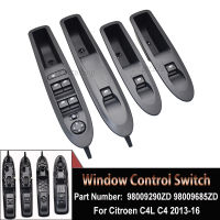 ใหม่สำหรับ Citroen C4L C4 2013-2016 Peugeot 408 Peugeot 308S Window Lifter Switch ด้านข้างกระจกไฟฟ้าสวิทช์