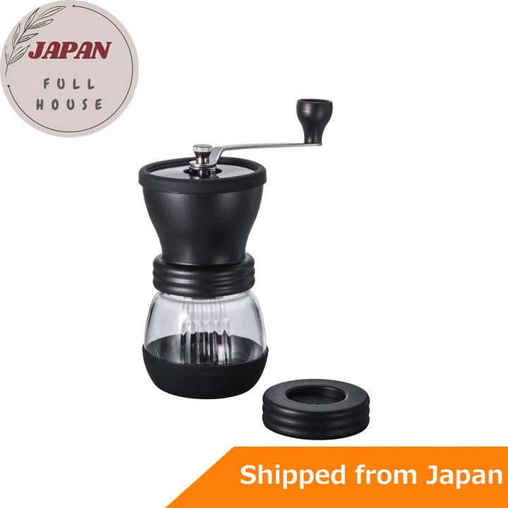 HARIO Hand Coffee Grinder, Ceramic, Skeleton Black Lazada
