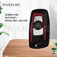 FEM Keyless Full Smart Remote Car Key Fob 3 Buttons 433.2MHz PCF7953P Red For BMW F Series 2013 2014 2015 2016 3 Series F30