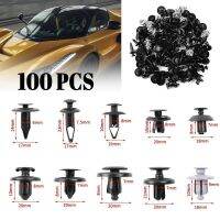 100pcs Trunk Screw Rivets Set Car Bumper Fender Fits Auto Plastic Fastener Clips Car Accessories Parts