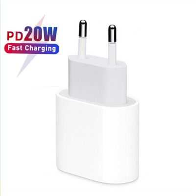 20W PD For Iphone 13 12 USB-C C2L Cable Power Adapter charger UK/US/EU Plug Smart Phone Fast Charger for Samsung S10 C2C