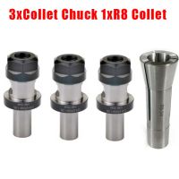 Vejl90daztg 3 Buah 3/4 ER20 1.38 Pemegang Alat Collet Chuck TTS M12 R8 ER20 Collet Mesin Collet Clamp