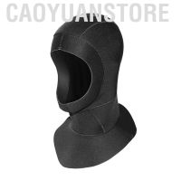 Caoyuanstore SLINX 3mm Neoprene Scuba Diving Cap Warm Snorkeling Wetsuit Hat Hood WaterproofBlack