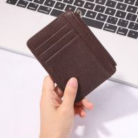 Women Fashion Wallet Creative Litchi Pattern Design Leisure Card Holder Casual Men Solid Color Square Pouch Kit