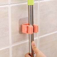 1pc X Mop Clip 6x6x4.5cm ABS Acrylic Non-marking Mop Clip Free Perforation Hanging Broom Holder 2021 High Quality