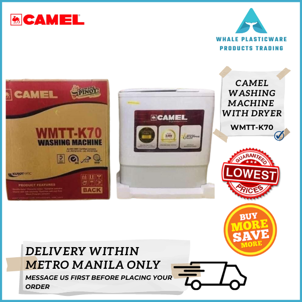 Camel Washing Machine with Dryer 7kg Lazada PH
