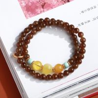 [COD] 6MM double-circle sugar and Tianyu bead bracelet beeswax running ring style multi-circle bracelets for girlfriends
