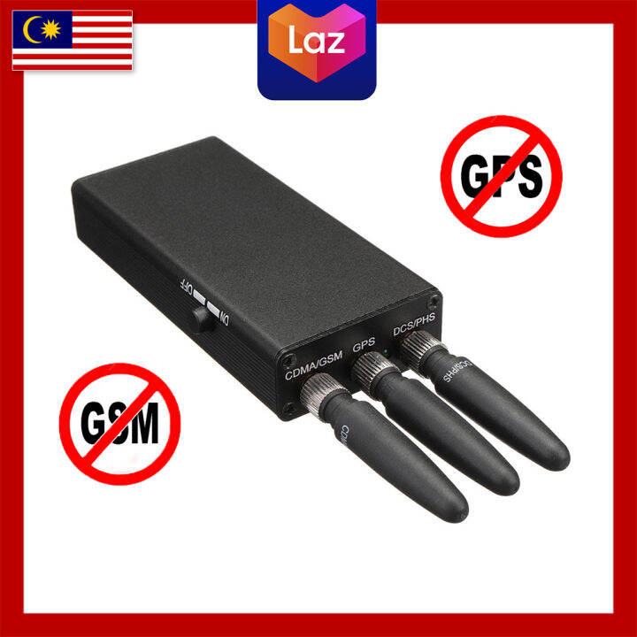 GPS JAMMER Portable Anti Car Tracking Blockers ThreeChannel Positioning L1 L2 GSM Signal