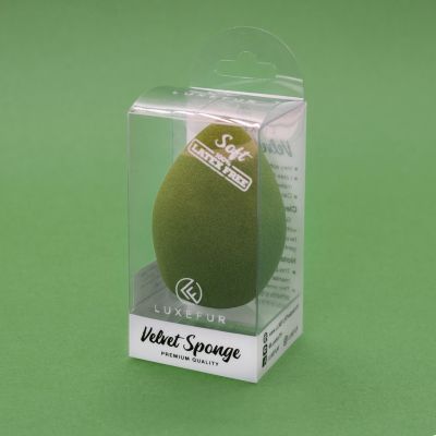 LUXEFUR Velvet Sponge - Deep Mint