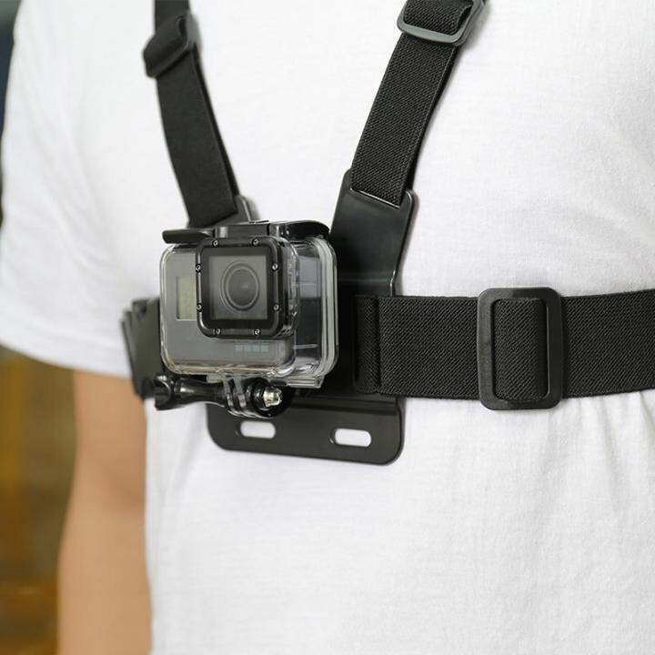 คลิปจับโทรศัพท์แบบปรับได้พร้อมเข็มขัดรัดหน้าอก-gopro-สายรัดศีรษะเหมาะสำหรับ-samsung-เหมาะกับ-huawei-xiaomi-สมาร์ทโฟนสำหรับกีฬากลางแจ้ง