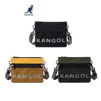 ?..???? KANGOL Bag กระเป๋าถือ กระเป๋าผ้าสะพายข้าง สีดำ, เขียว, เหลือง กระเป๋าคาดอก กระเป๋าผู้ชาย กระเป๋าผู้หญิง