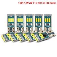 Dxz 10Pcs W5W T10 Led-lampen Canbus 9-SMD 12V 6000K Wit 194 168 Auto Interieur Kaart Dome lights Parking Light Auto Signaal Lamp