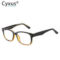 Cyxus Blue กรองแสงแว่นคอมพิวเตอร์สำหรับการปิดกั้นหัว Anti Eye สายตาเลนส์ใสแว่นตาสำหรับเล่นเกม Unisex (ชาย/หญิง)-8501