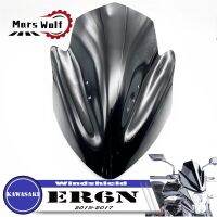 อุปกรณ์เสริมมอเตอร์ไซค์ที่บังแดดกระจกหน้ารถ Windproof บังแดดสำหรับ Kawasaki ER6N 2013 2014 2015 2016 2017 Er-6