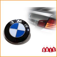 snr**อุปกรณ์เสริมแต่ง** Logo BMW ฟ้าขาวขอบอลูมิเนียมขนาด 73 mmสัญลักษณ์โลโก้ฝากระโปรงท้ายกระโปรงหน้าหลังราคาดีที่สุด จบในที่เดียว