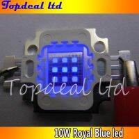 10pcs/lot 35mil larger Chip 10W high Power led Bead Royal Blue 9-11V 1000mA 80-90Lm