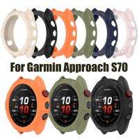 ฝาครอบซองป้องกัน TPU สำหรับ S70 Garmin เข้าใกล้42มม. 47มม. กรอบกันชนสมาร์ทวอท์ชสำหรับอุปกรณ์เสริม S70เข้าใกล้