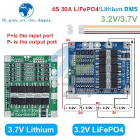 【YF】✷№  3.2V 3.7V 30A LiFePO4 / Lithium Battery Protection Board 12.8V 14.4V 18650 32650 Packs With