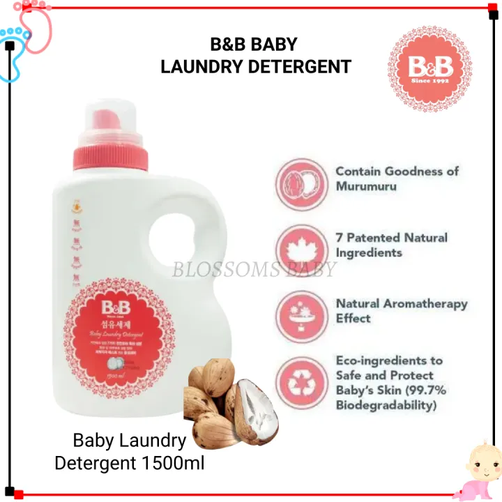 B B / B&B BABY FABRIC LAUNDRY DETERGENT & SOFTENER (1500ml) | Lazada