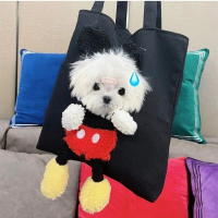 Cat Dog Carrier Bag One Shoulder Canvas Tote Outdoor Transport Bag For Small Dogs Handbag Pouch Puppy Carrier Travel Carrier