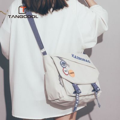 【Hot Sale】 Tang ins Messenger Female Large-capacity Canvas School Department Literature and Students Class Shoulder