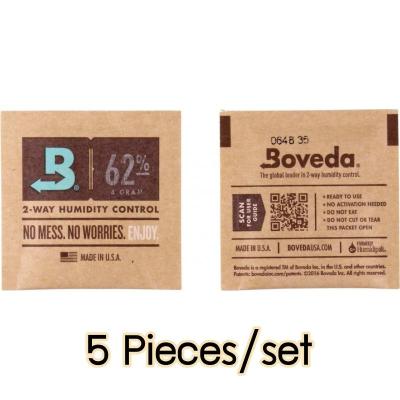 5PCS Boveda 2 - way humidity control 62% rh 4-gram pack for herbal