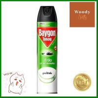 สเปรย์กำจัดยุง BAYGON รุ่น ไร้กลิ่น 600 ขนาด 600 มล. สีเขียว **ขายดีที่สุด**