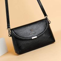 【hot seller】 leather texture bag 2023 Messenger new womens high-end temperament all-match single shoulder large capacity