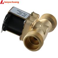 LANYUCHUANG 0.02mpa ~ 0.8MPa วาล์วทางเข้าเข้า DC 12V 3/4นิ้วค่ะ ไฟฟ้าแบบปิด วาล์วแม่เหล็กไฟฟ้า วาล์วสวิตช์สลับ การควบคุมน้ำ