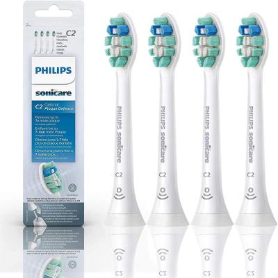Genuine For Sonicare C2 C1 G2 W2 หัวแปรงสีฟันไฟฟ้า เปลี่ยนหัวแปรงสีฟัน 100ต้นฉบับ electric toothbrush Vitality Precision Clean Bristles แปรงสีฟันไฟฟ้าพกพา 4Count821