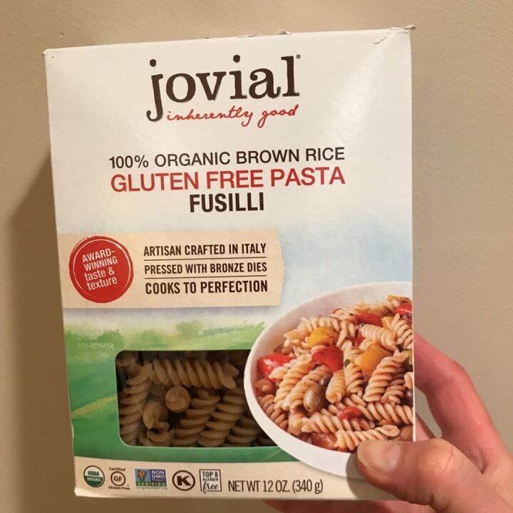 [PREORDER] 100 ORGANIC BROWN RICE PASTA FUSILLI BY JOVIAL 340G