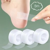 1 Roll Anti-Wear PE Heel Sticker Tape Heel Patch Protector Waterproof First Aid Blister Foot Pad Heel Inserts Grips 5M X 2.5CM Shoes Accessories