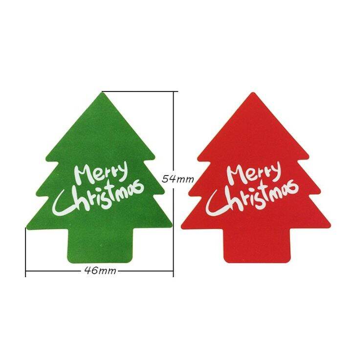 800pcs-wholesale-cute-christmas-tree-design-multifunction-seal-sticker-gift-sticker-label-free-shipping-46-54mm-stickers-labels