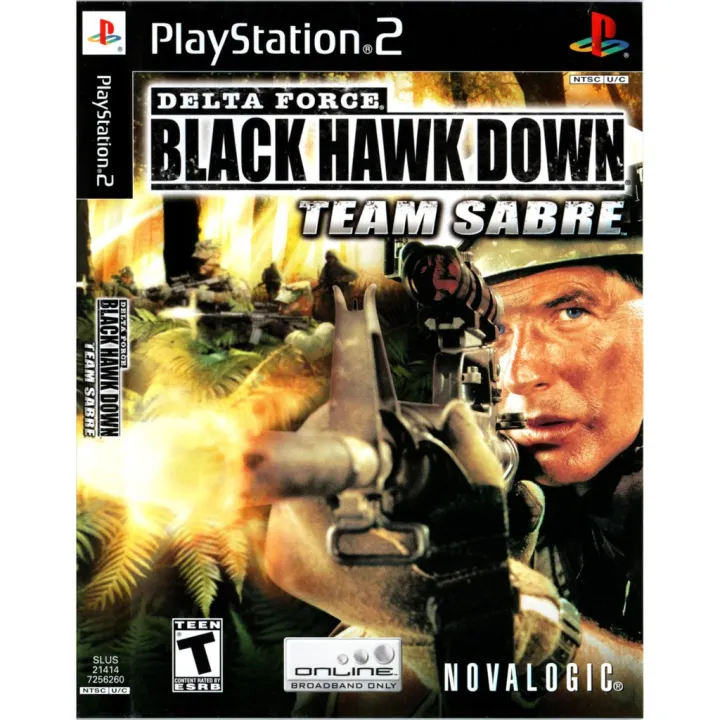 แผ่นเกมส์ Delta Force Black Hawk Down Team Sabre PS2 Playstation2