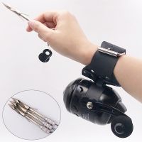 JG 25 Fishing Reel Speed Ratio 3.3:1 Closed Metal Coil Wheel 5 PE 40M with Wristband Darts Suit Slingshot Compound Bow Hunting