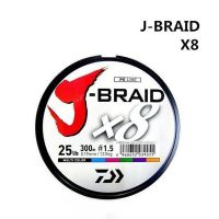 DAIWA Fishing Line J-Braid 300M PE Fishing Line 30-100LB Japan PE Line Braided Fishing Line Fishing Lines