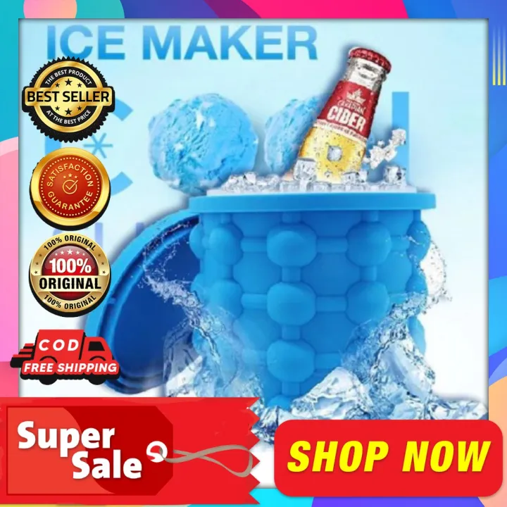 New Trends Magic Ice Cube Maker Space Saving Portable Ice Cube Silicone