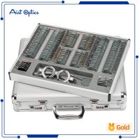 WZ-YG5 158 Metal Trial Lens Box China Ophthalmic Instruments Optical Tool Set Case Optometry Optometry Metal Rim Aluminium