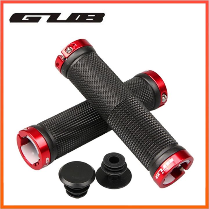 gub-113-cycling-lockable-handle-grip-for-bicycle-mtb-road-bike-handlebar-aluminum-alloy-rubber-7-colors