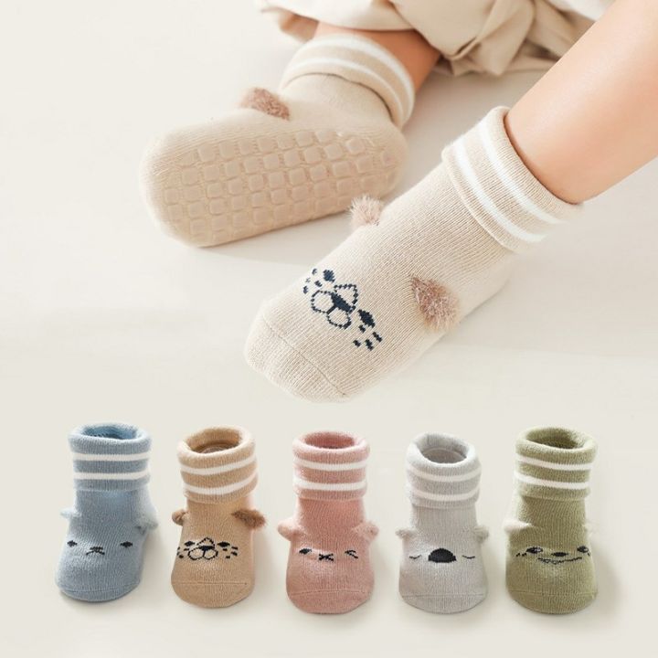 Baby Socks Cartoon Baby Anti-slip Socks Cute Toddler Girl Socks Spring  Autumn Boy Newborn Socks Baby Accessories 