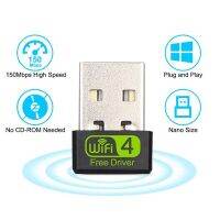 USB WiFi Adapter 150Mbps Mini USB2.0 Wireless Network Dongle Free CD Driver Wi-Fi  Receiver for Win/Vista/Linux Desktop/Laptop  USB Network Adapters