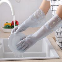 Kitchen Gloves Rubber Gloves Washing Clothes Dishwashing Cleaning Dishwashing Gloves Gloves Kitchen Cleaning Tools Bathroom